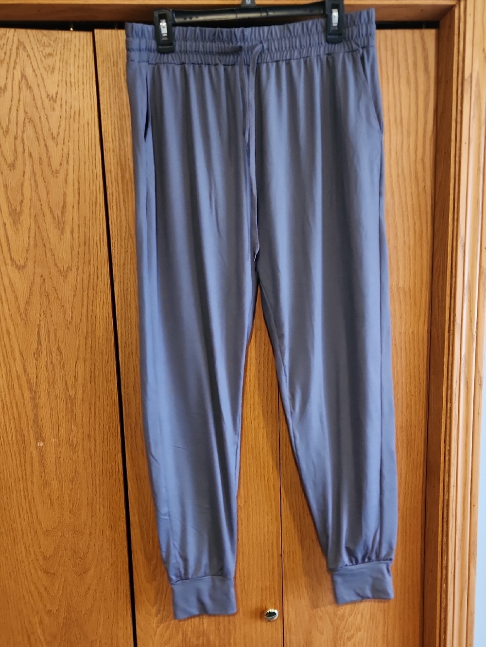 Women's Light Gray Jogger Pants, Size 2x